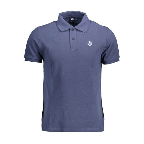 North Sails Blue Cotton Polo Shirt - Hilstor
