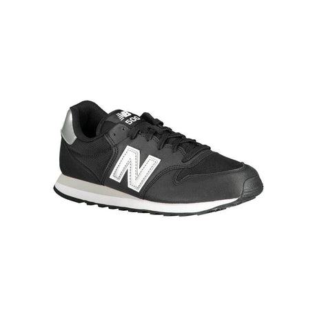New Balance Black Polyester Sneaker - Hilstor