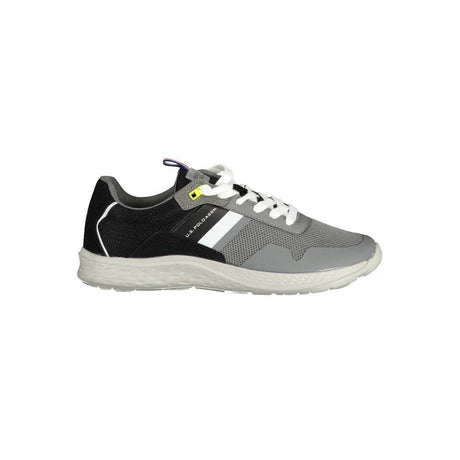 U.S. POLO ASSN. Gray Polyester Sneaker - Hilstor