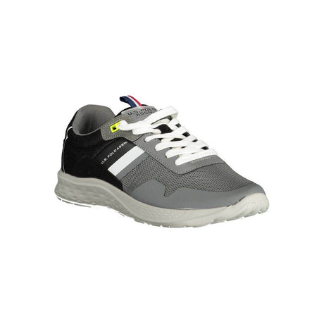 U.S. POLO ASSN. Gray Polyester Sneaker - Hilstor