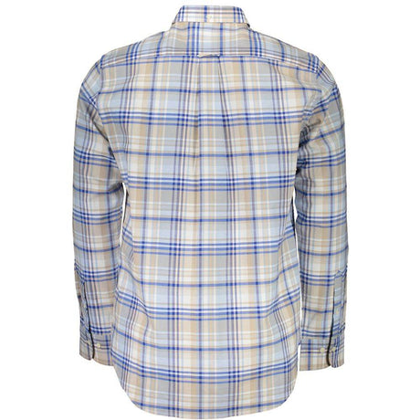 Gant Blue Cotton Shirt - Hilstor