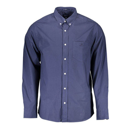 Gant Blue Cotton Shirt - Hilstor
