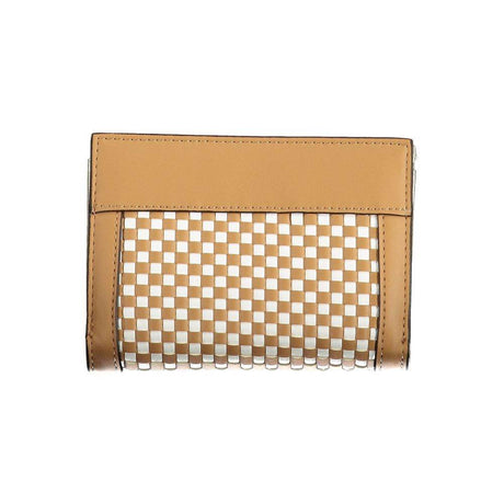 Guess Jeans Brown Polyethylene Wallet - Hilstor