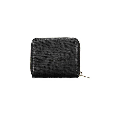 Guess Jeans Black Polyethylene Wallet - Hilstor