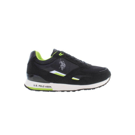 U.S. POLO ASSN. Black Polyester Sneaker - Hilstor