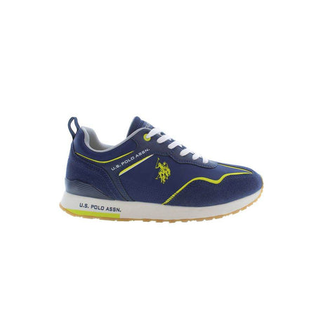 U.S. POLO ASSN. Blue Polyester Sneaker - Hilstor