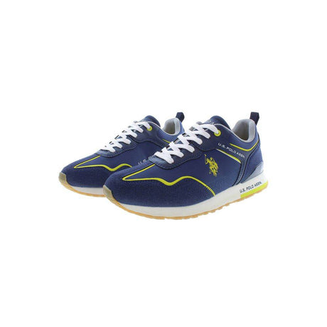 U.S. POLO ASSN. Blue Polyester Sneaker - Hilstor