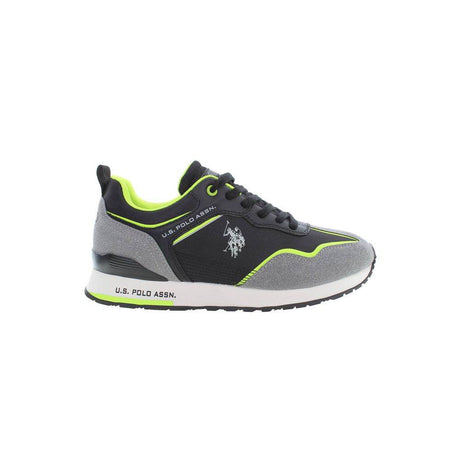 U.S. POLO ASSN. Black Polyester Sneaker - Hilstor