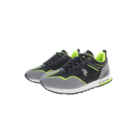 U.S. POLO ASSN. Black Polyester Sneaker - Hilstor