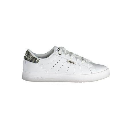 Fila White Polyester Sneaker - Hilstor