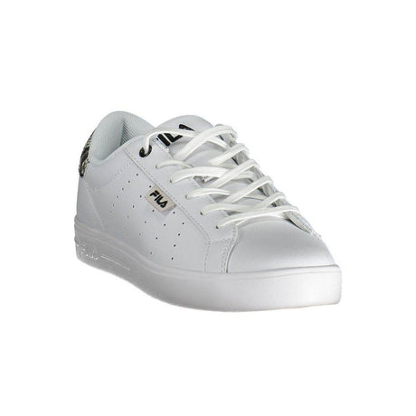 Fila White Polyester Sneaker - Hilstor