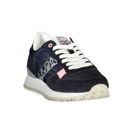 Napapijri Blue Polyester Sneaker - Hilstor