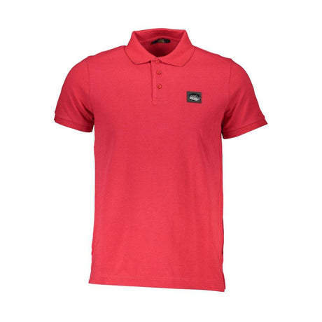 Cavalli Class Red Cotton Polo Shirt - Hilstor