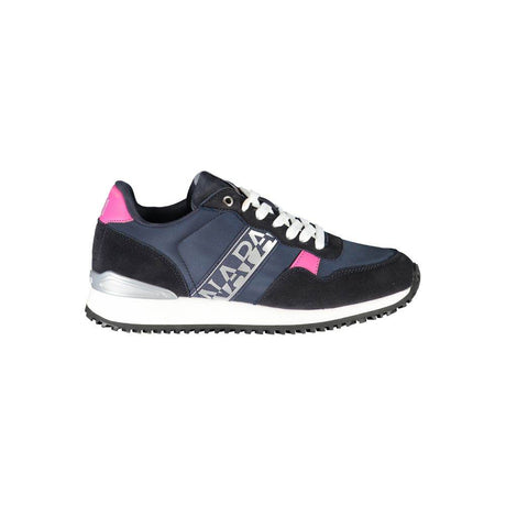 Napapijri Blue Polyester Sneaker - Hilstor