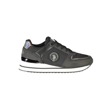 U.S. POLO ASSN. Black Polyester Sneaker - Hilstor