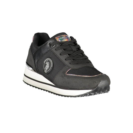 U.S. POLO ASSN. Black Polyester Sneaker - Hilstor