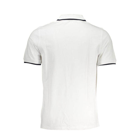 K-WAY White Cotton Polo Shirt - Hilstor