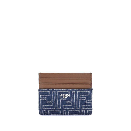 Fendi Denim Card Holder - Hilstor