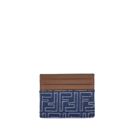 Fendi Denim Card Holder - Hilstor