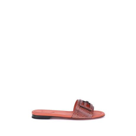 Fendi Python print Sandals - Hilstor