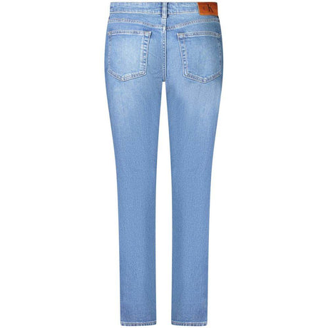 Calvin Klein Blue Cotton Women's Slim Jean - Hilstor