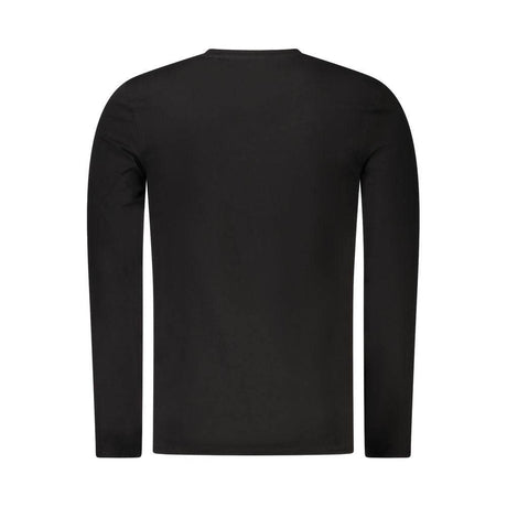 Guess Jeans Black Cotton T-Shirt - Hilstor