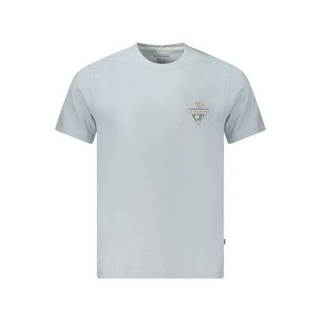 Guess Jeans Blue Cotton T-Shirt - Hilstor