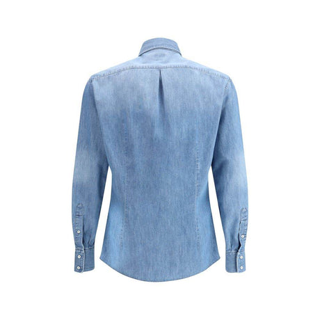 Brunello Cucinelli Denim Shirt - Hilstor