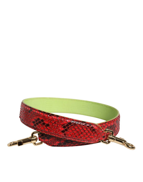 Dolce & Gabbana Red Exotic Leather Handbag Accessory Shoulder Strap - Hilstor