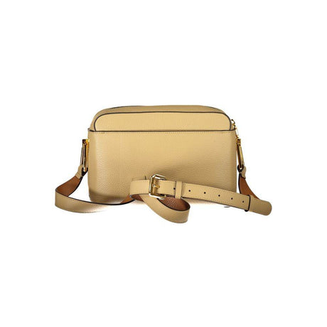 Coccinelle Beige Leather Handbag - Hilstor