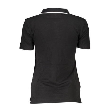 Fila Black Cotton Polo Shirt - Hilstor