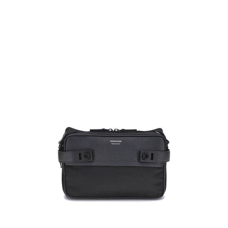 Ferragamo Gancini buckle Shoulder Bag - Hilstor