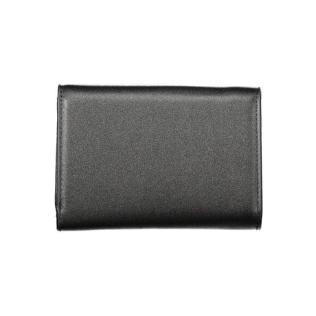 Mario Valentino Black Polyethylene Women Wallet - Hilstor
