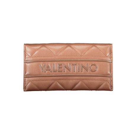 Mario Valentino Brown Polyethylene Women Wallet - Hilstor