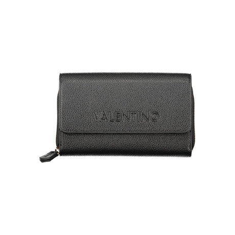 Mario Valentino Black Polyethylene Women Wallet Convertible Shoulder Bag - Hilstor