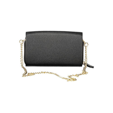 Mario Valentino Black Polyethylene Women Wallet Convertible Shoulder Bag - Hilstor