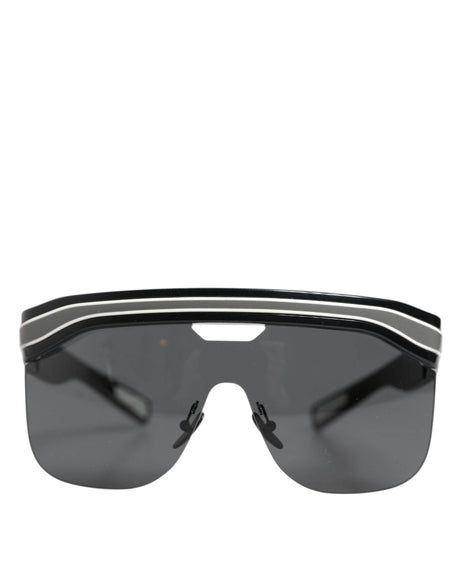 Dolce & Gabbana Black White Street Sporty DG6162 Men Eyewear Sunglasses - Hilstor
