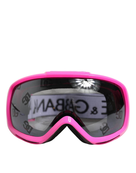 Dolce & Gabbana Fuchsia Pink Logo Ski Goggles DG6182 Mask Sunglasses - Hilstor