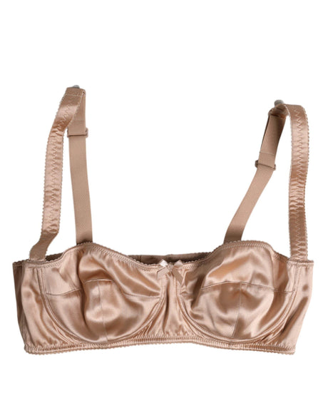 Dolce & Gabbana Pale Pink Underwired Balconette Bra Underwear - Hilstor