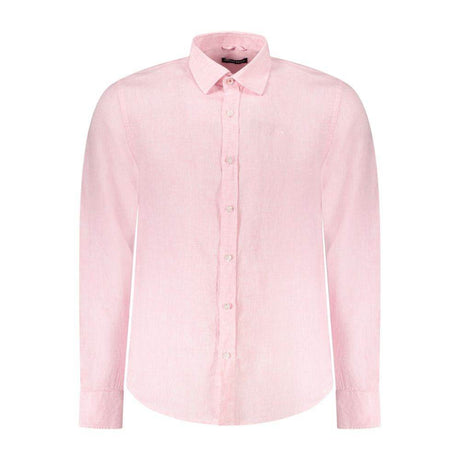 North Sails Pink Linen Shirt - Hilstor