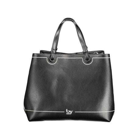 BYBLOS Black Polyethylene Handbag - Hilstor