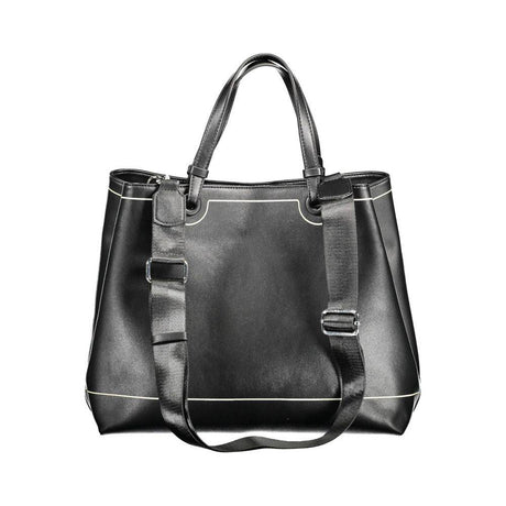 BYBLOS Black Polyethylene Handbag - Hilstor