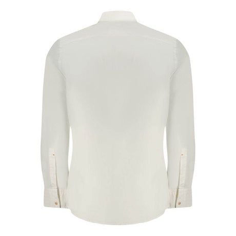 Hugo Boss White Cotton Men Shirt - Hilstor