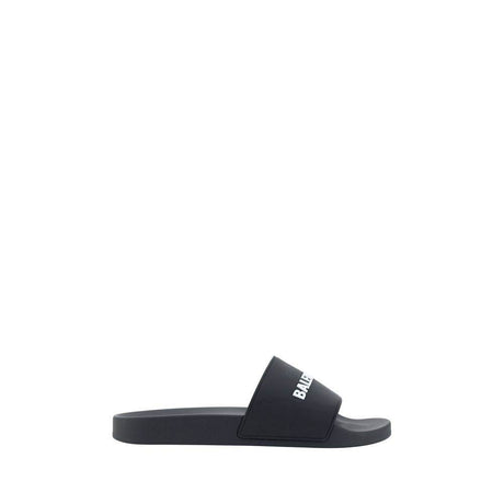 Balenciaga Rubber Pool Sandals - Hilstor