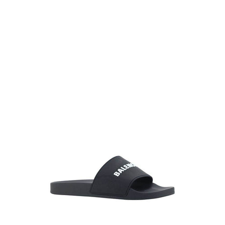 Balenciaga Rubber Pool Sandals - Hilstor