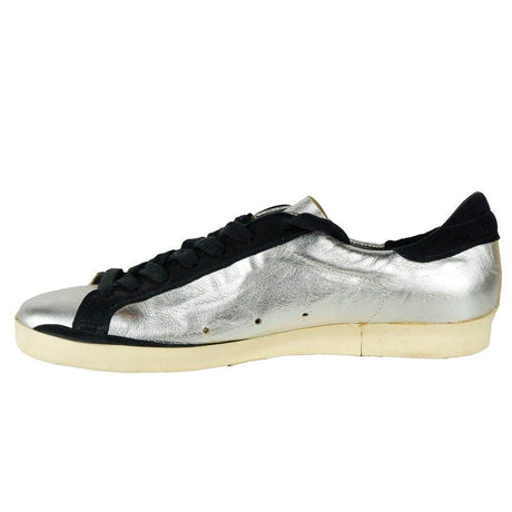 Golden Goose Gray Calfskin Sneaker - Hilstor