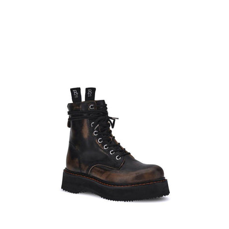 R13 Lace-up Ankle Boots - Hilstor