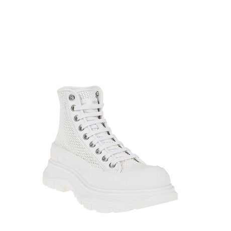 Alexander McQueen Tread Slick High-Top Sneakers - Hilstor