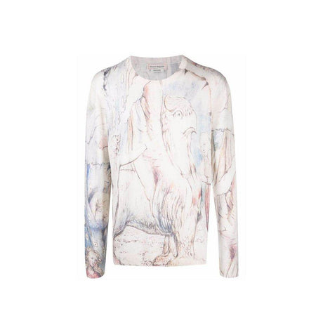 Alexander McQueen William Blake Dante Print Pullover - Hilstor