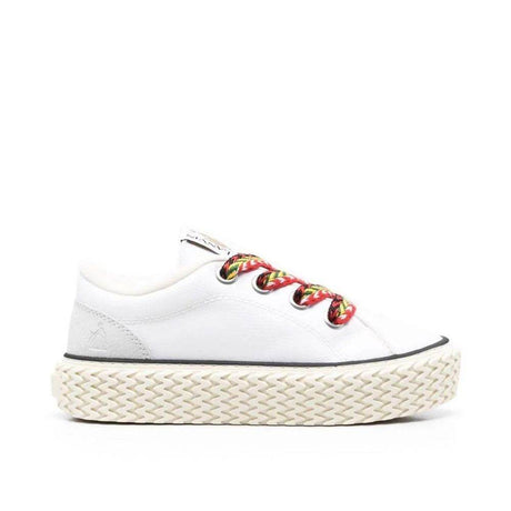 Lanvin Cotton Lace-Up Sneakers - Hilstor